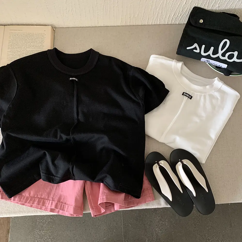 White Loose T-Shirt for Boys Summer 2025 — feature 2