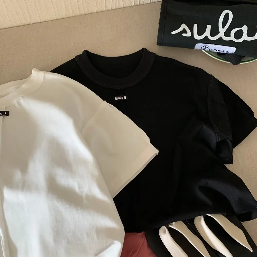 White Loose T-Shirt for Boys Summer 2025 — feature 8
