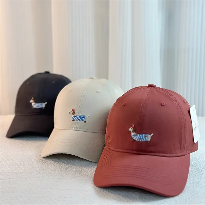 Korean Style Embroidered Baseball Caps for Men Women - Image 6