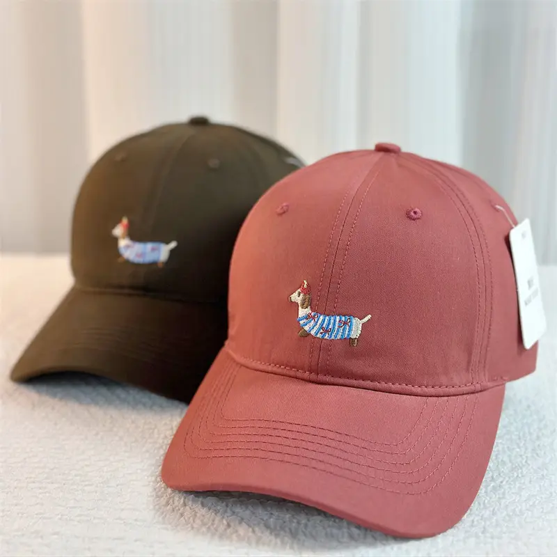 Korean Style Embroidered Baseball Caps for Men Women - Image 8