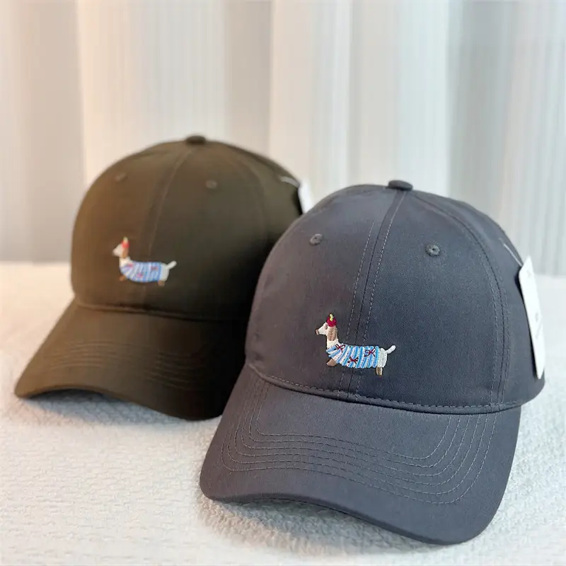 Korean Style Embroidered Baseball Caps for Men Women - Image 9