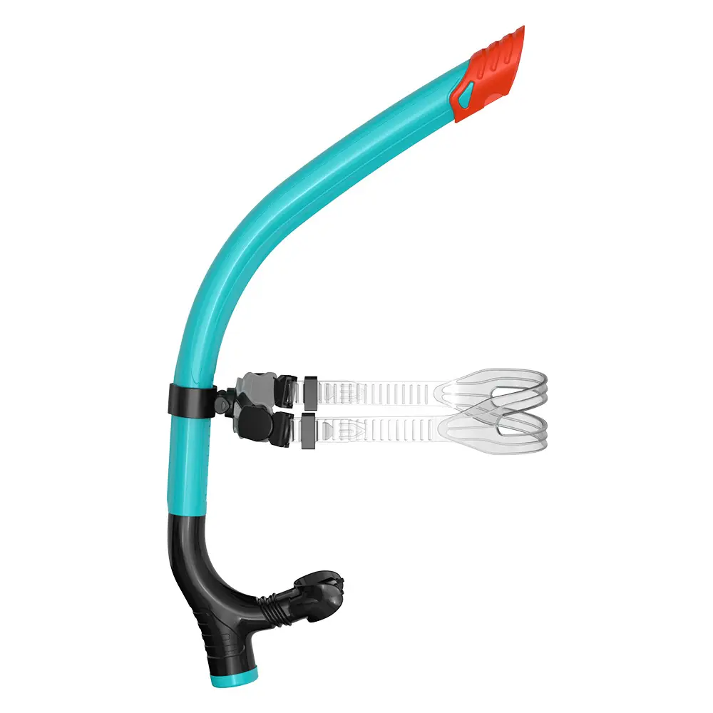 Cross-Border Swimwear, Swimming Training Snorkel, Semi-Dry Free Snorkeling Breathing Tube, Silicone Material