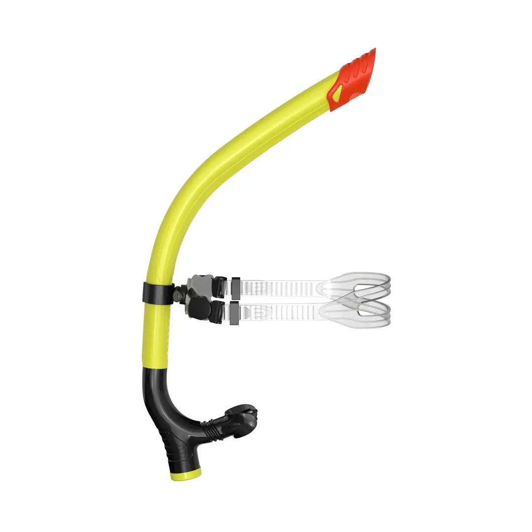 Cross-Border Swimwear, Swimming Training Snorkel, Semi-Dry Free Snorkeling Breathing Tube, Silicone Material