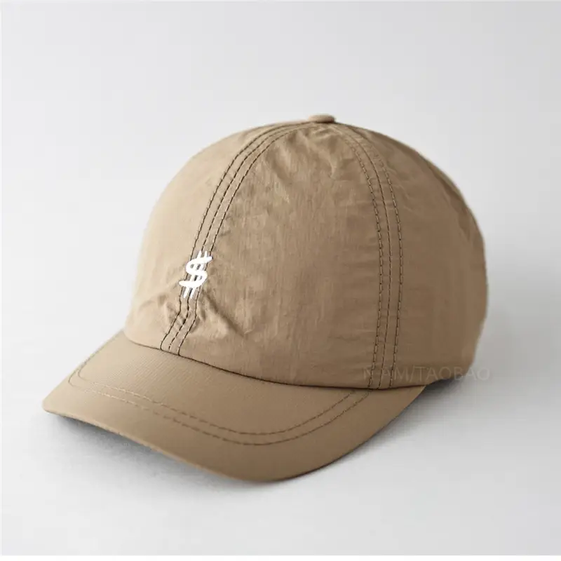 Men Grey Money Logo Baseball Cap