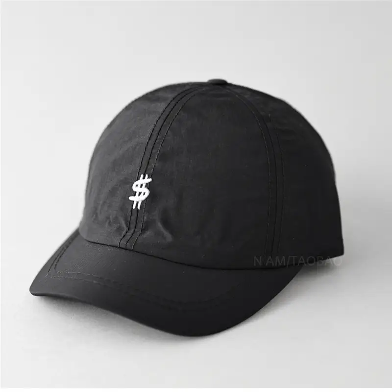 Men Grey Money Logo Baseball Cap