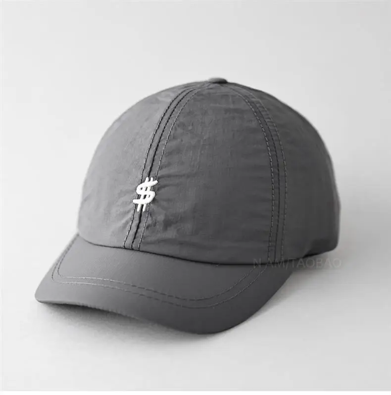 Men Grey Money Logo Baseball Cap — feature 3