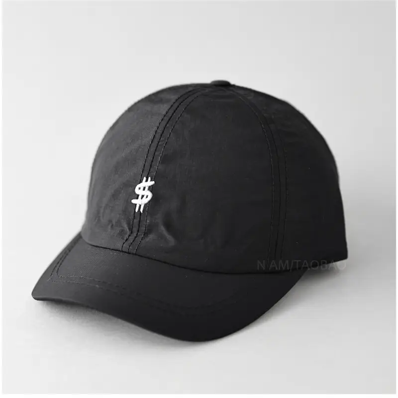 Men Grey Money Logo Baseball Cap