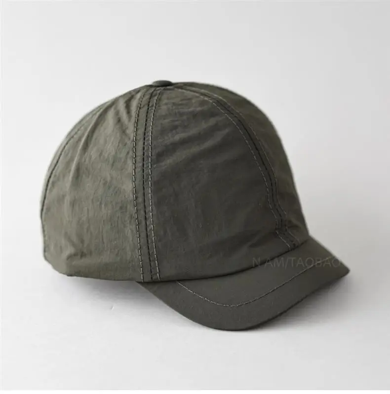 Men V-Logo Baseball Cap Beige — feature 10