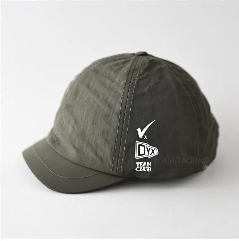 Men V-Logo Baseball Cap Beige — feature 9