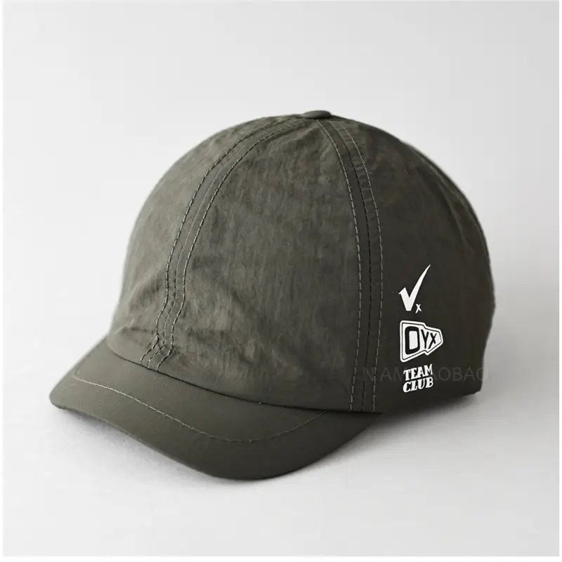 Men V-Logo Baseball Cap Beige - Image 4