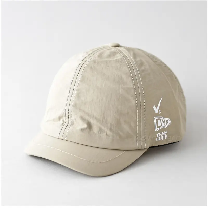 Men V-Logo Baseball Cap Beige - Image 5