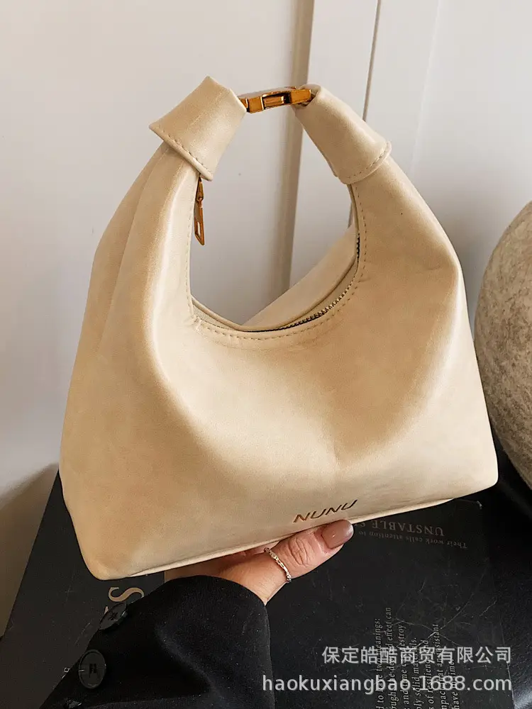 French Style Cream Shoulder Crossbody Bag Women 2025 - Image 9