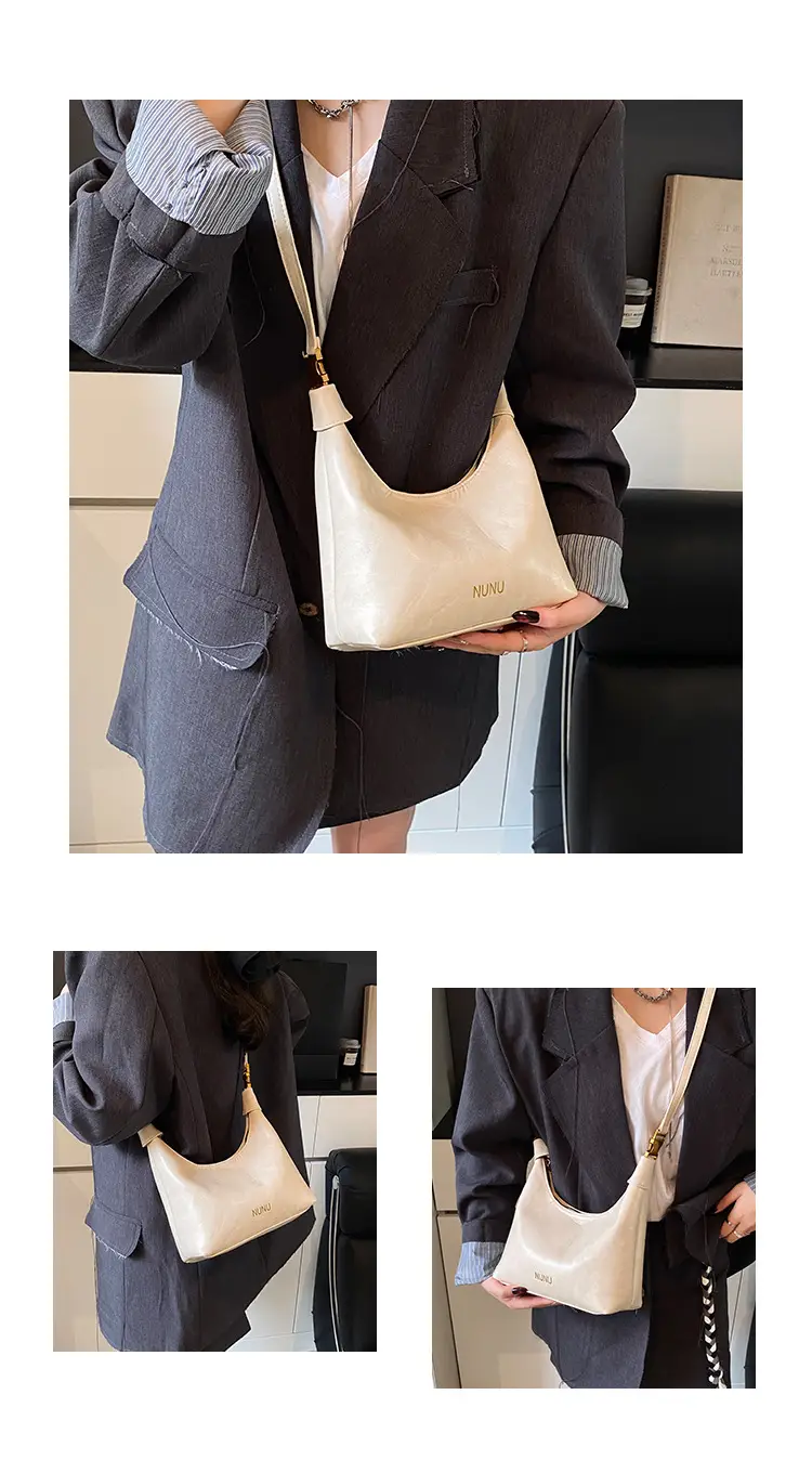 French Style Cream Shoulder Crossbody Bag Women 2025 — feature 11