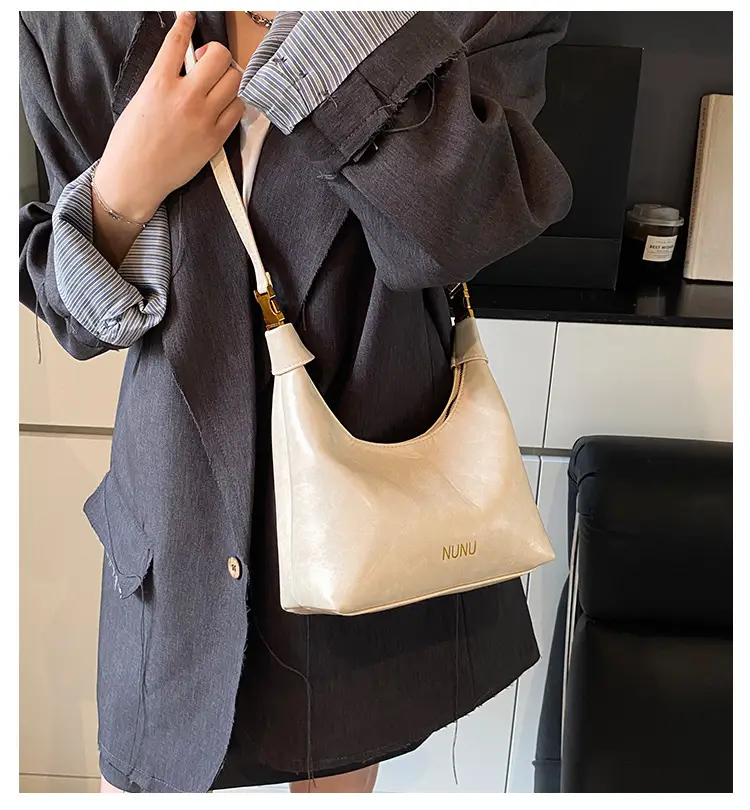 French Style Cream Shoulder Crossbody Bag Women 2025 — feature 2