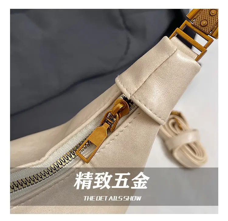 French Style Cream Shoulder Crossbody Bag Women 2025 — feature 5