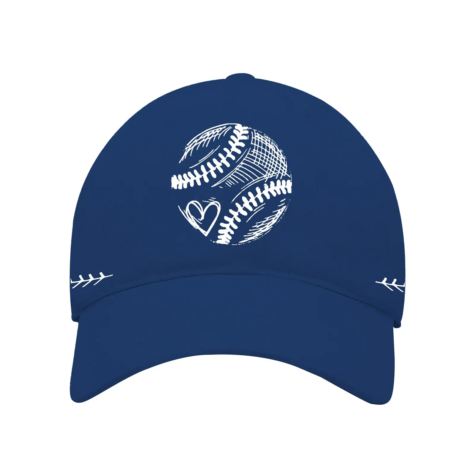 Men Baseball Cap Cross Border Daddy Soft Cotton White