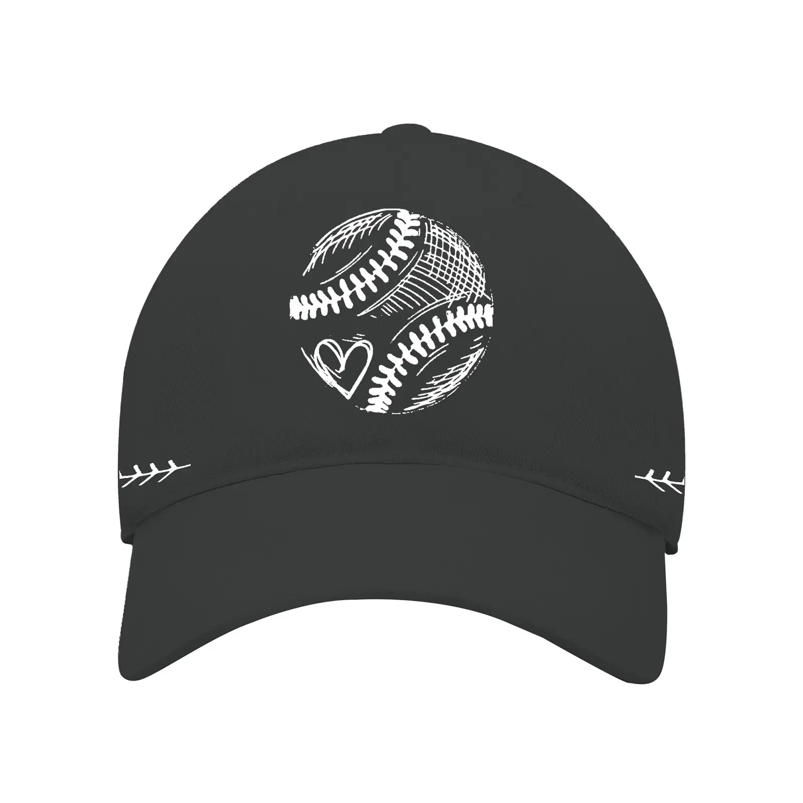 Men Baseball Cap Cross Border Daddy Soft Cotton White