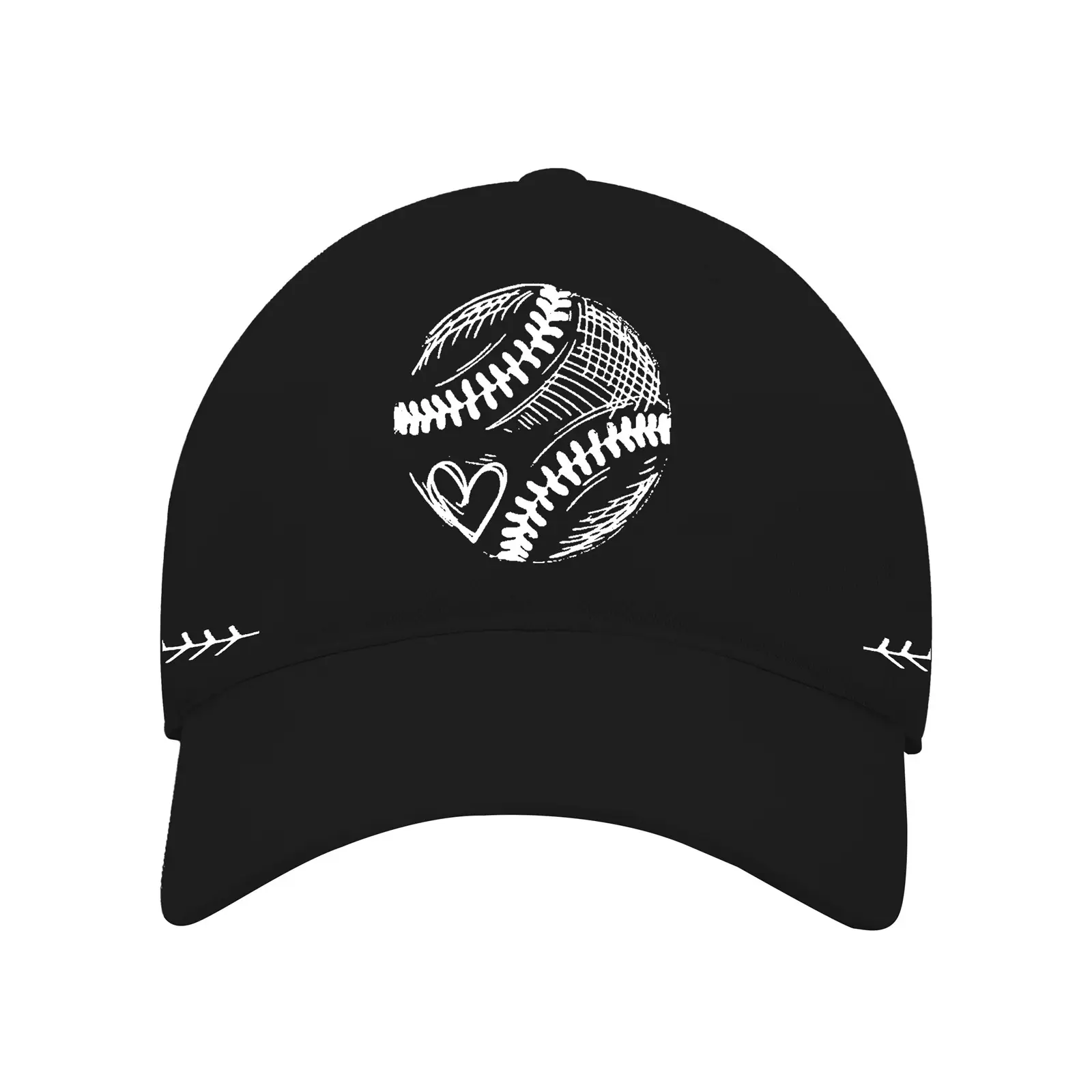 Men Baseball Cap Cross Border Daddy Soft Cotton White