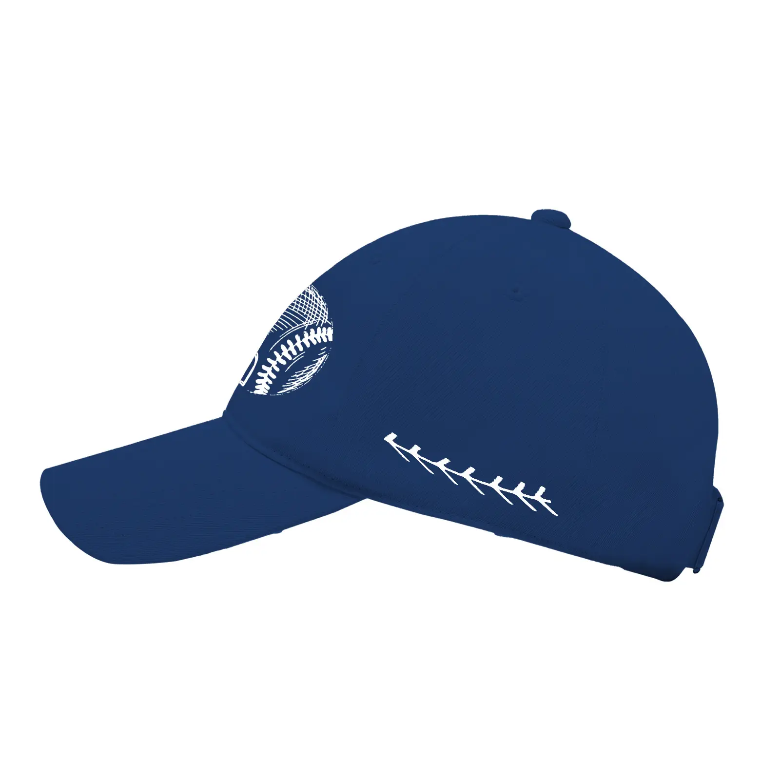 Men Baseball Cap Cross Border Daddy Soft Cotton White — feature 4