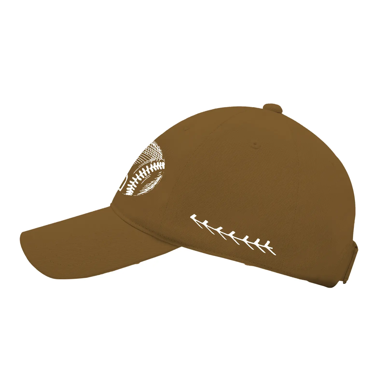 Men Baseball Cap Cross Border Daddy Soft Cotton White — feature 6