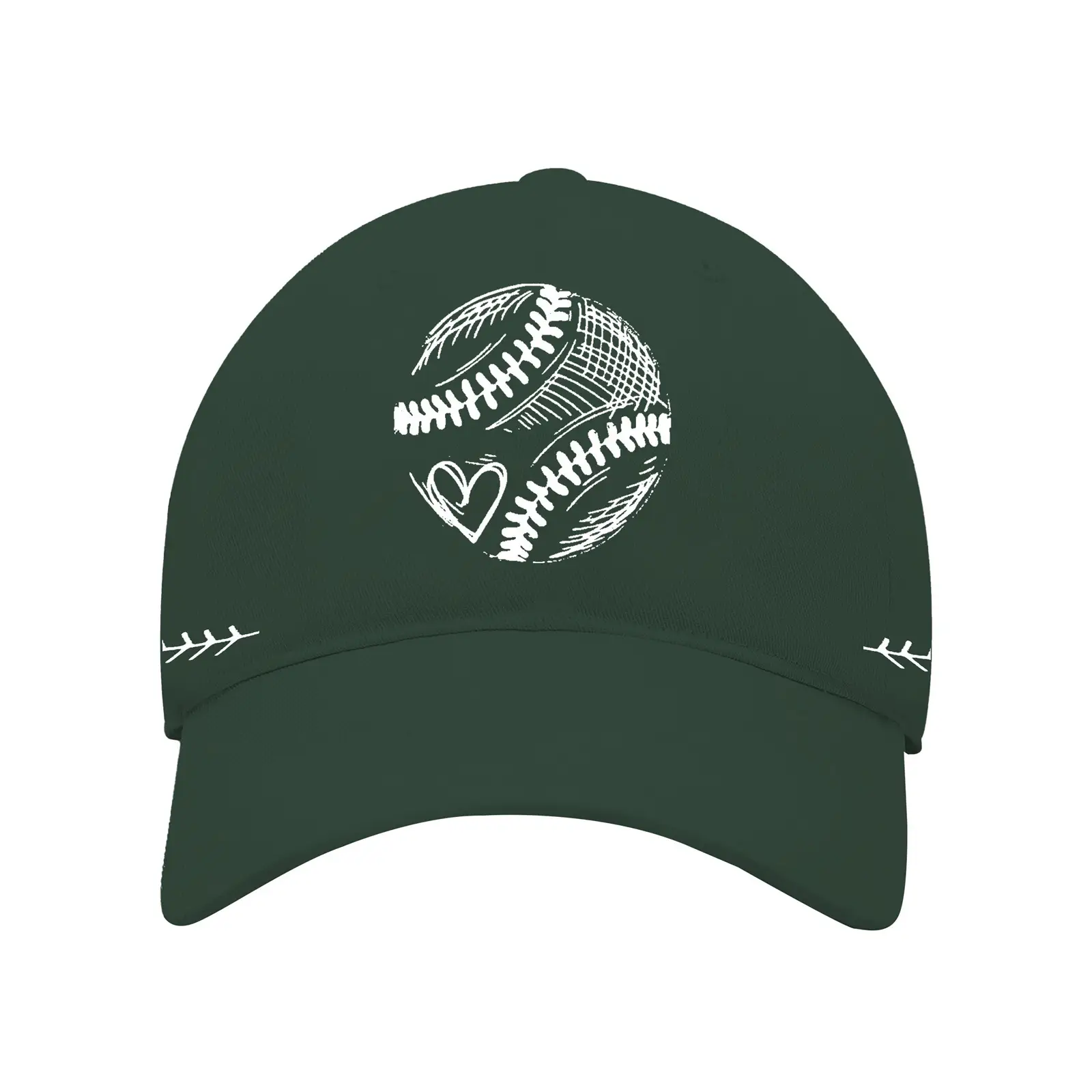 Men Baseball Cap Cross Border Daddy Soft Cotton White