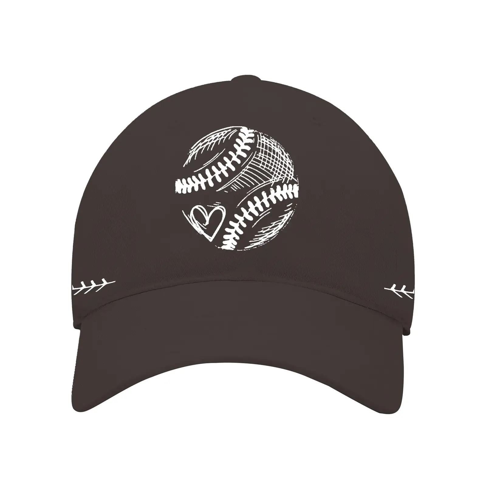 Men Baseball Cap Cross Border Daddy Soft Cotton White