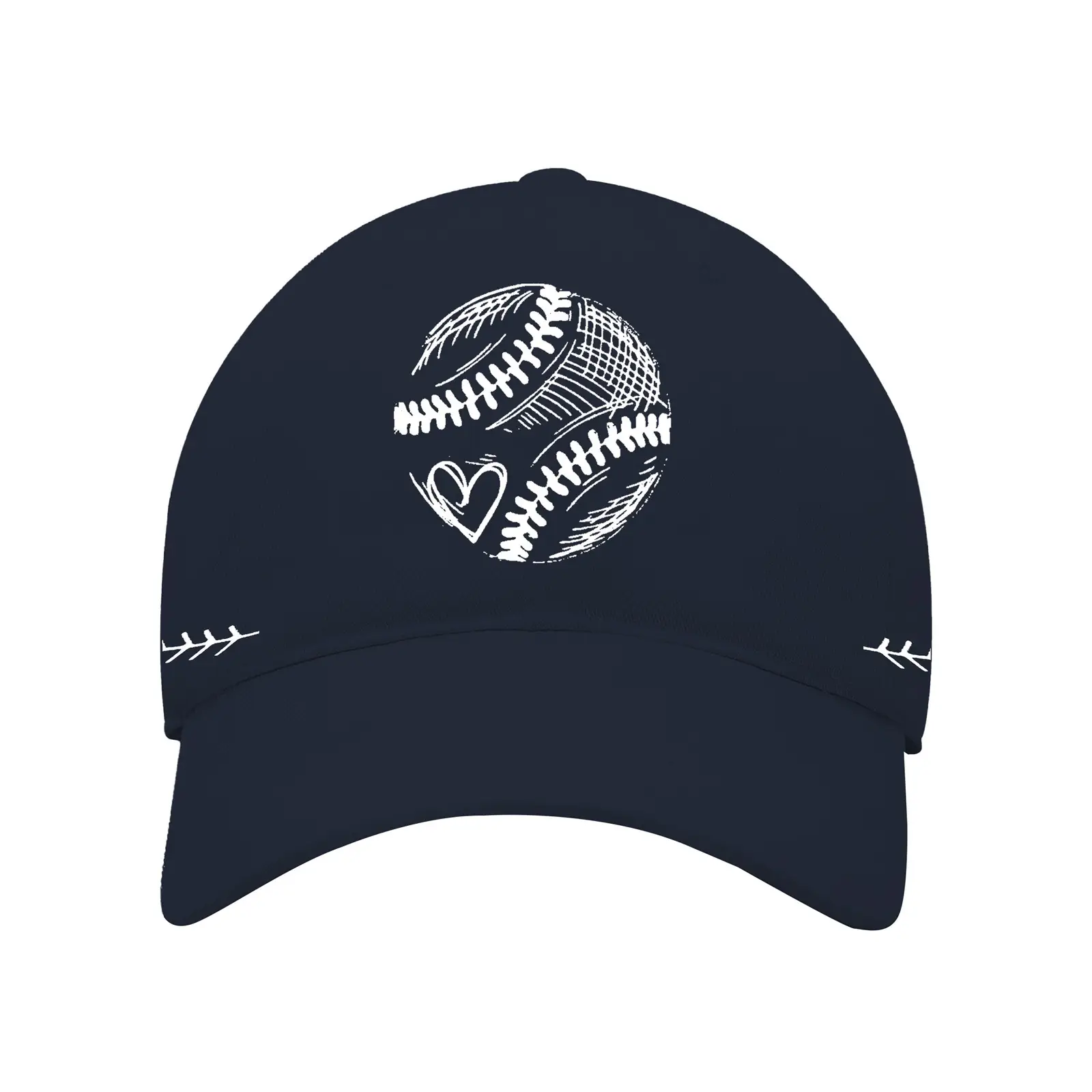 Men Baseball Cap Cross Border Daddy Soft Cotton White