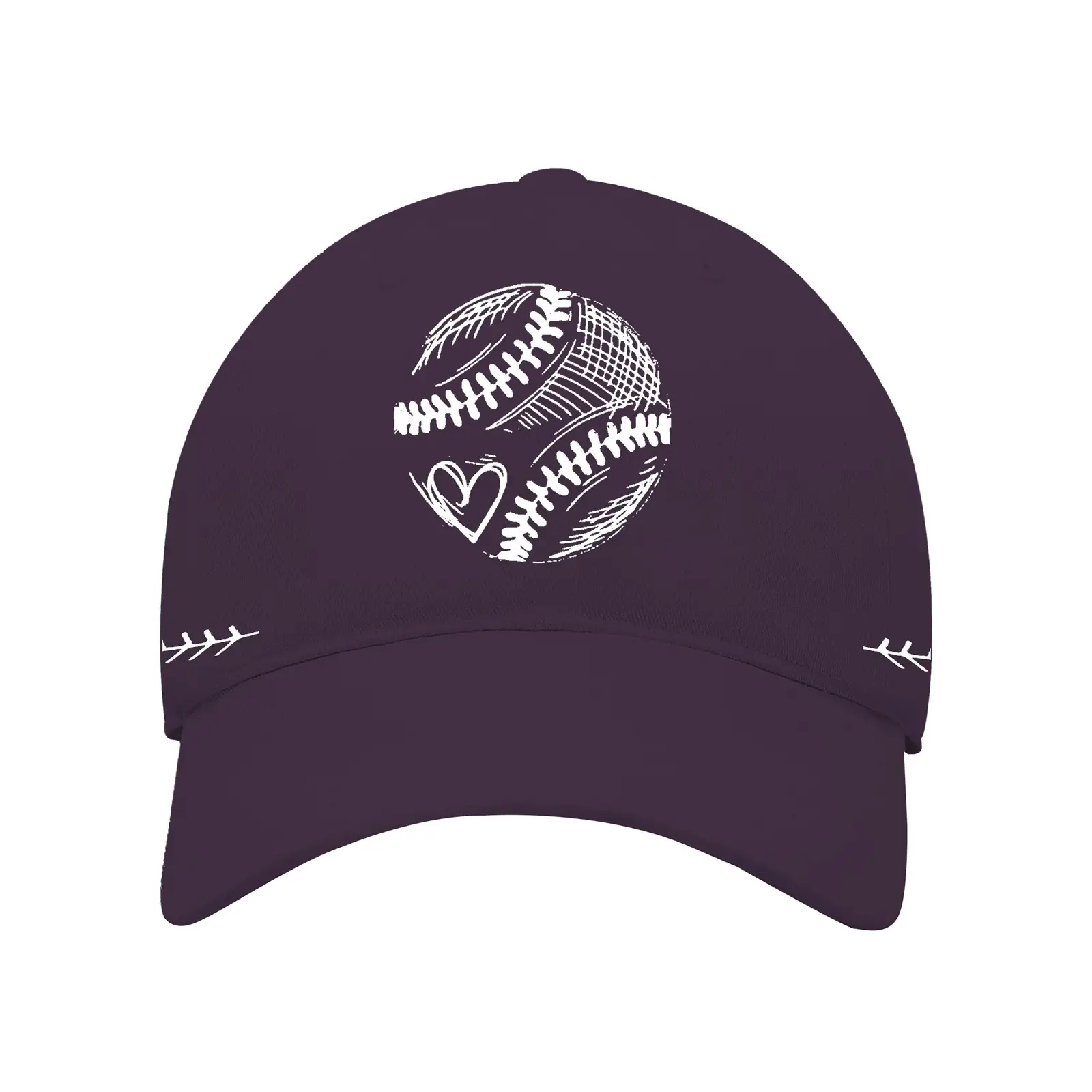 Men Baseball Cap Cross Border Daddy Soft Cotton White