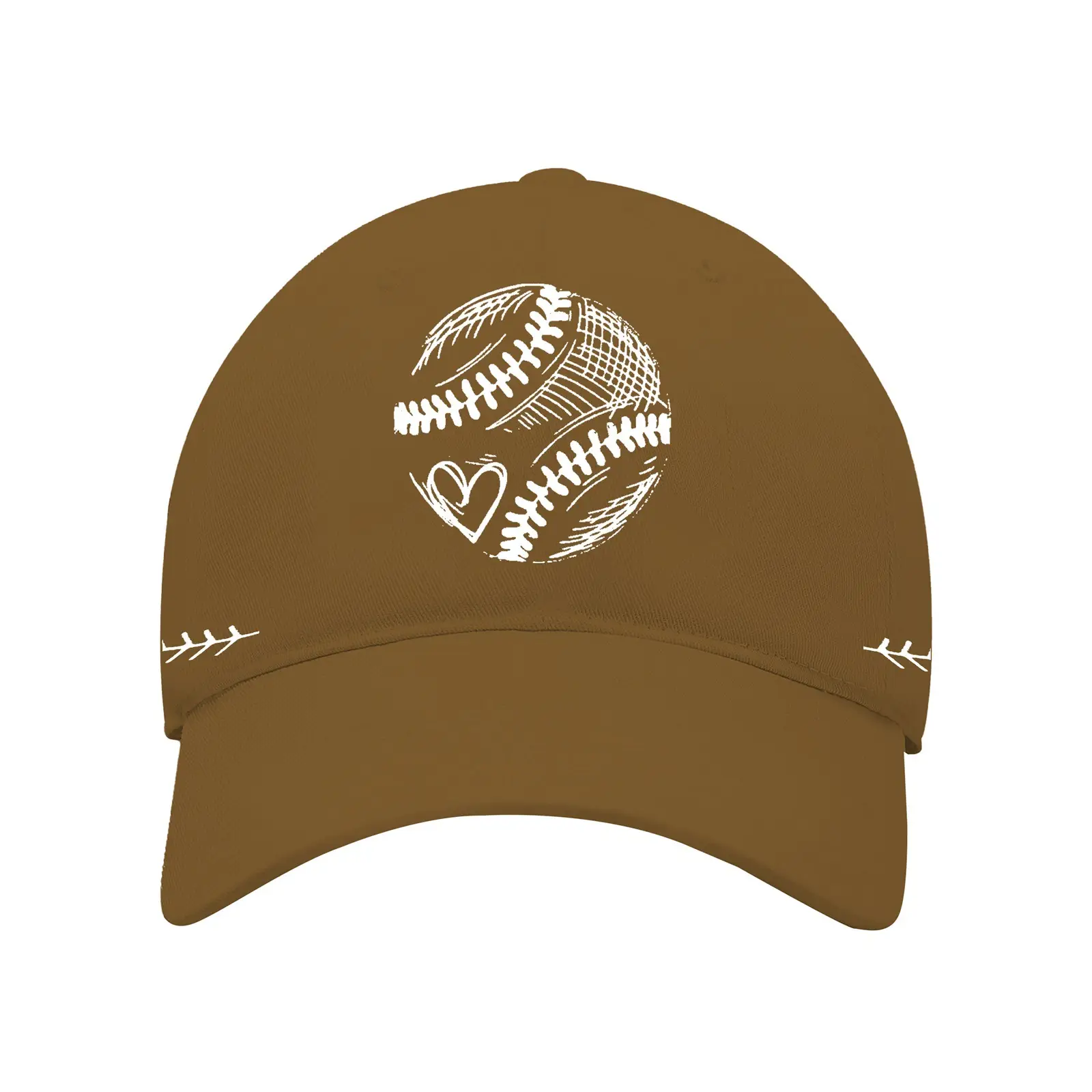 Men Baseball Cap Cross Border Daddy Soft Cotton White