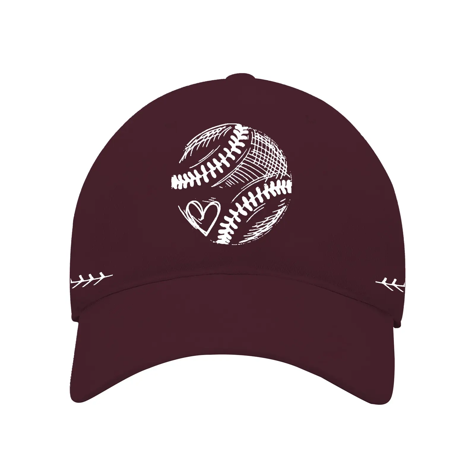 Men Baseball Cap Cross Border Daddy Soft Cotton White