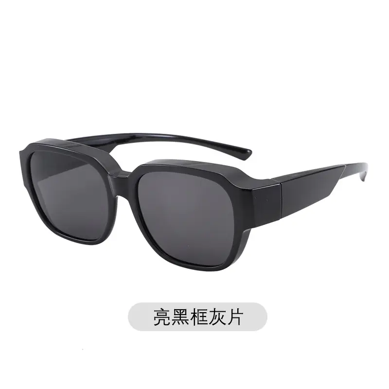 UV400 Polarized Sunglasses Black Yellow