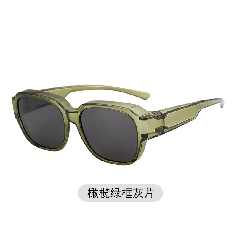 UV400 Polarized Sunglasses Black Yellow - Image 5