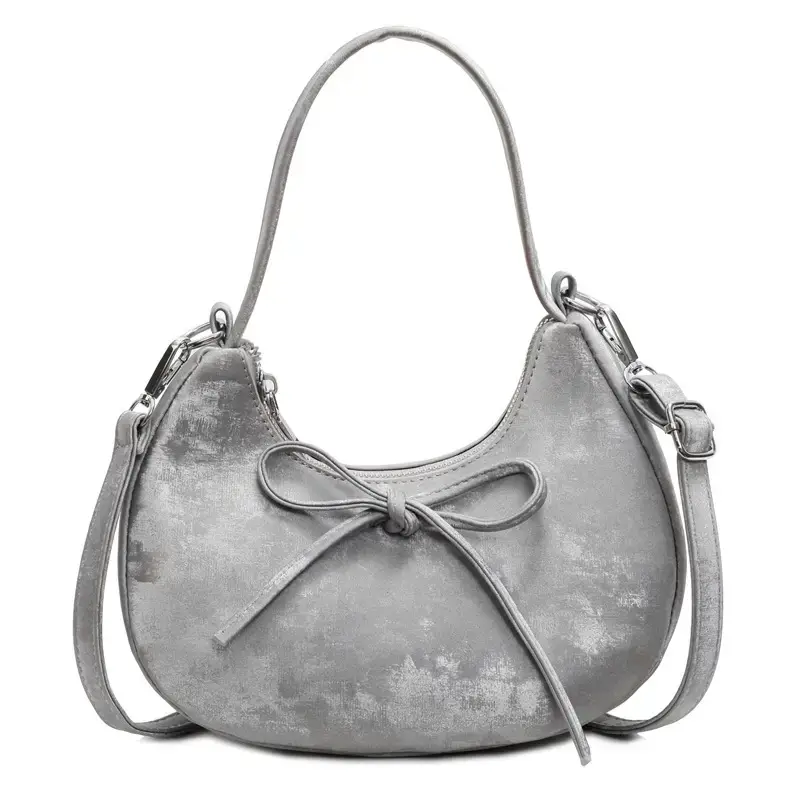 Pink Bow Shoulder Bag for Women Spring 2025 - Image 10