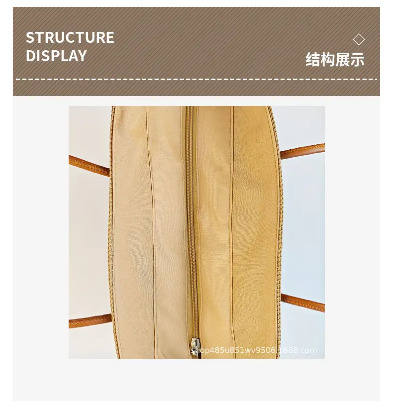 Striped Straw Woven Bag for Women Summer Large Capacity — feature 6