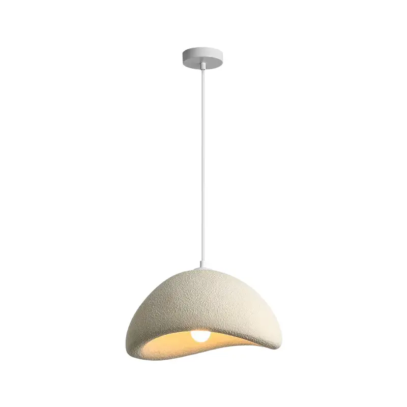 Wabi-Sabi Style Chandelier, Cream-Colored Clothing Store Model Room, Homestay, Restaurant, Hotel, Open-Air Villa, Candle Living Room Lighting Fixtures