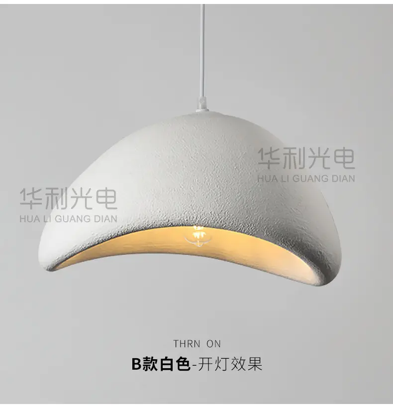 Wabi-Sabi Style Chandelier, Cream-Colored Clothing Store Model Room, Homestay, Restaurant, Hotel, Open-Air Villa, Candle Living Room Lighting Fixtures — feature 12