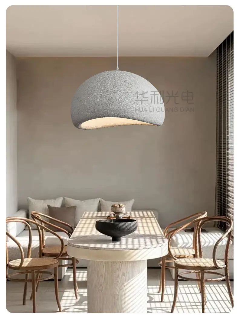Wabi-Sabi Style Chandelier, Cream-Colored Clothing Store Model Room, Homestay, Restaurant, Hotel, Open-Air Villa, Candle Living Room Lighting Fixtures — feature 7