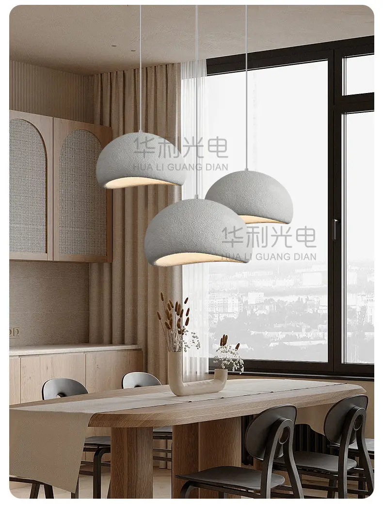 Wabi-Sabi Style Chandelier, Cream-Colored Clothing Store Model Room, Homestay, Restaurant, Hotel, Open-Air Villa, Candle Living Room Lighting Fixtures — feature 8