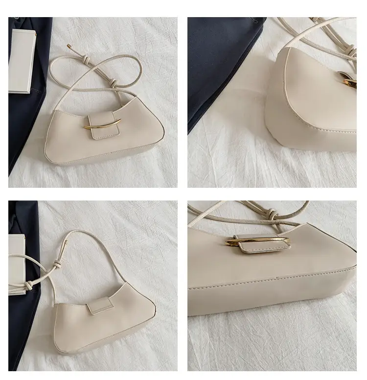 Retro French Style Shoulder Bag Beige 2025 — feature 10