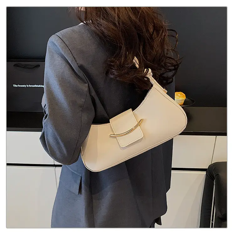 Retro French Style Shoulder Bag Beige 2025 — feature 13