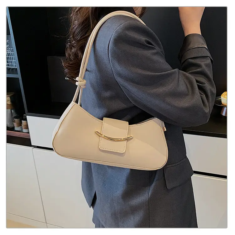 Retro French Style Shoulder Bag Beige 2025 — feature 14