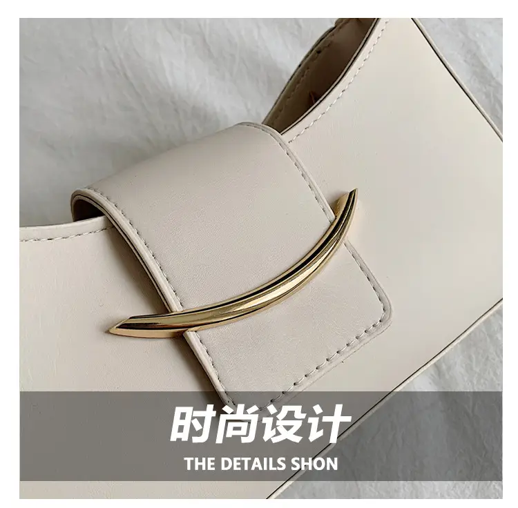 Retro French Style Shoulder Bag Beige 2025 — feature 5