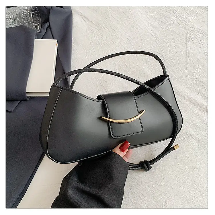 Retro French Style Shoulder Bag Beige 2025 - Image 4