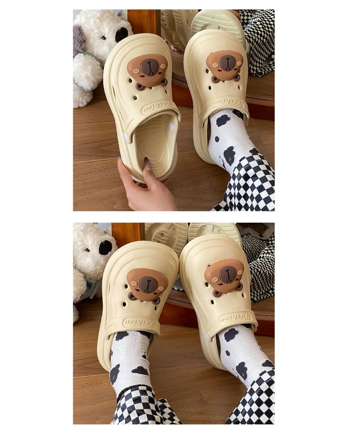 Beach Eva Non-Slip Seated Slippers Women Summer — feature 13