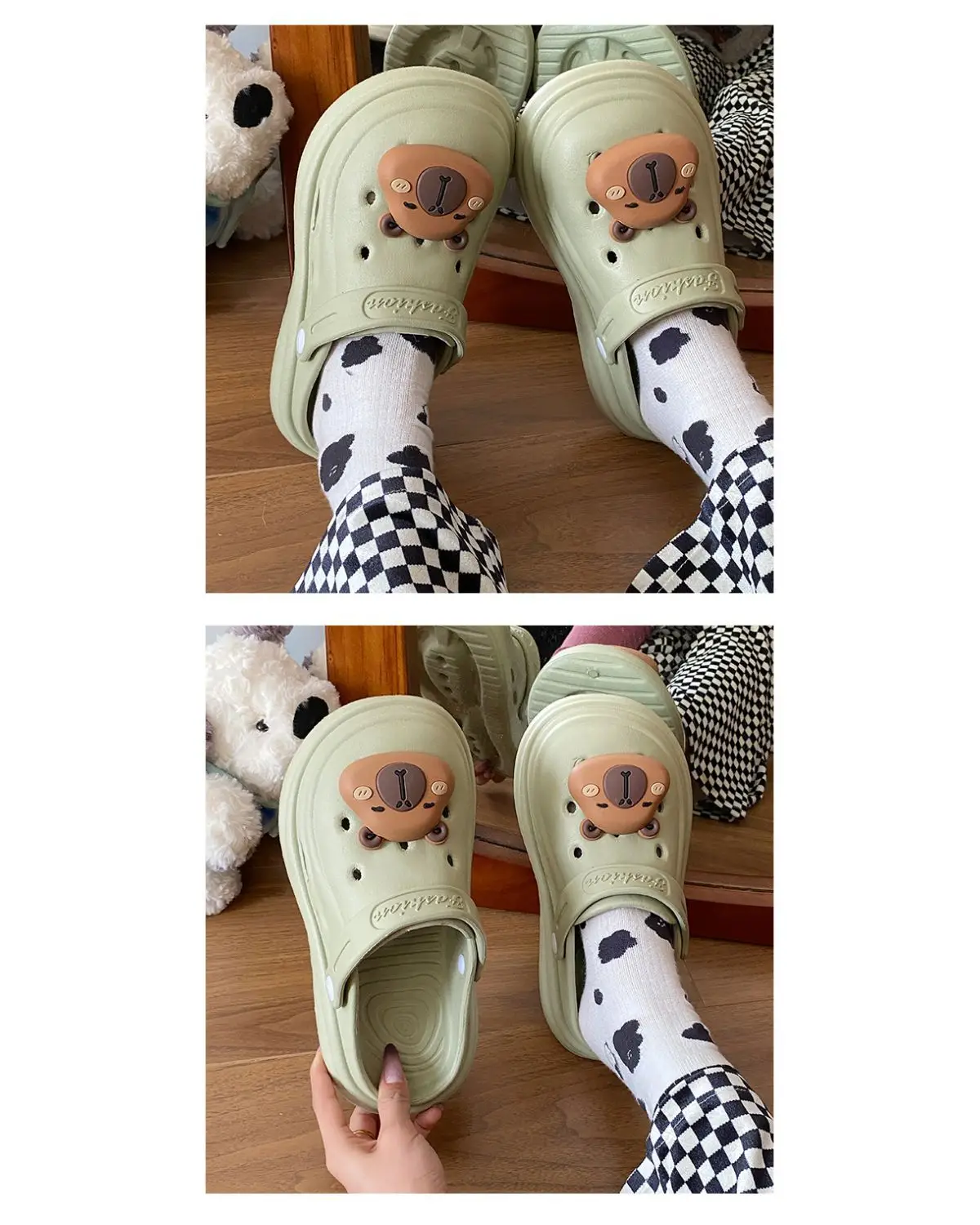 Beach Eva Non-Slip Seated Slippers Women Summer — feature 14