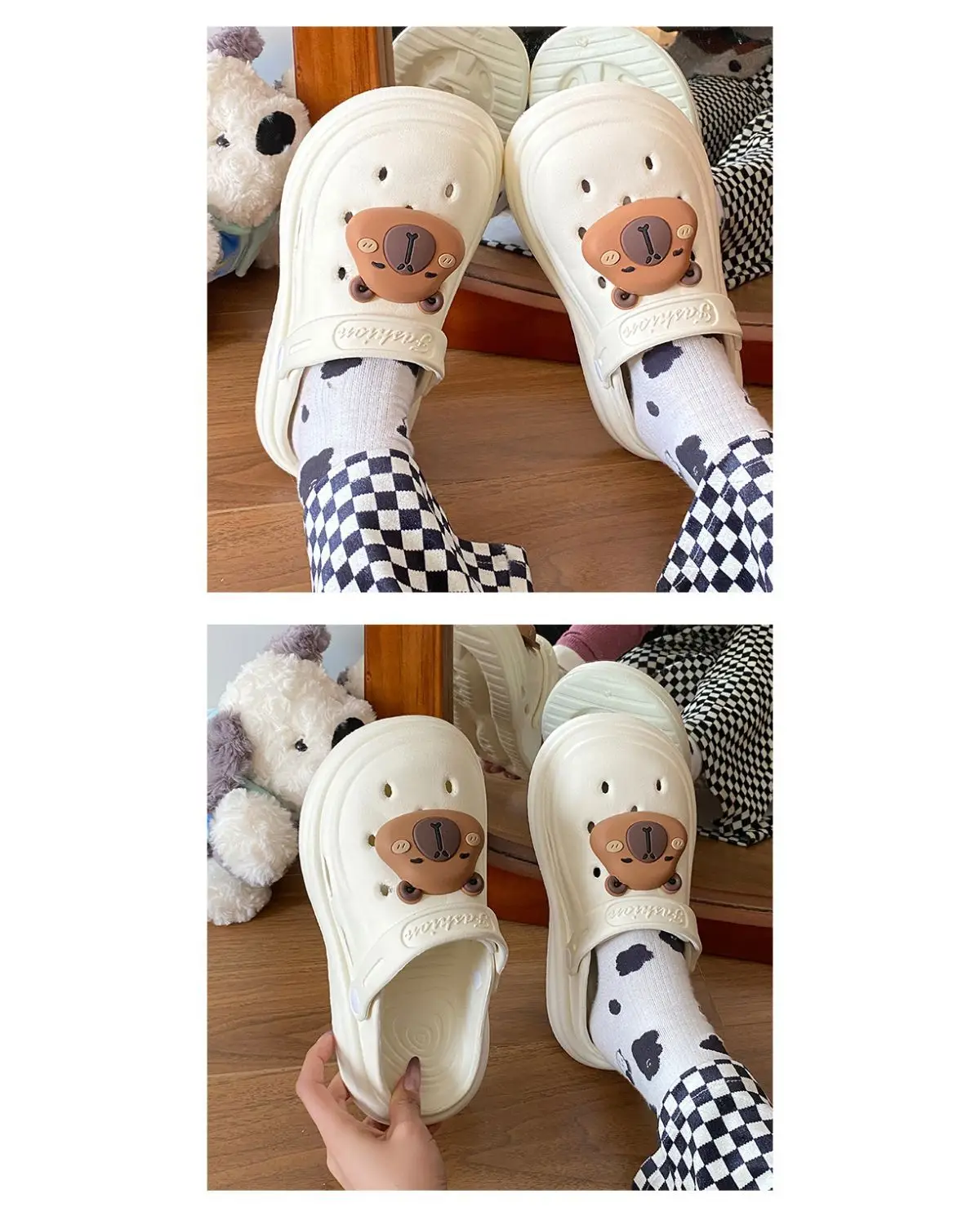 Beach Eva Non-Slip Seated Slippers Women Summer — feature 16