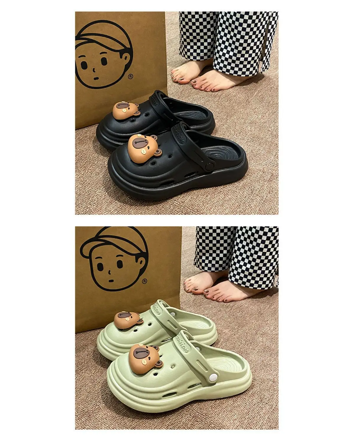 Beach Eva Non-Slip Seated Slippers Women Summer — feature 21