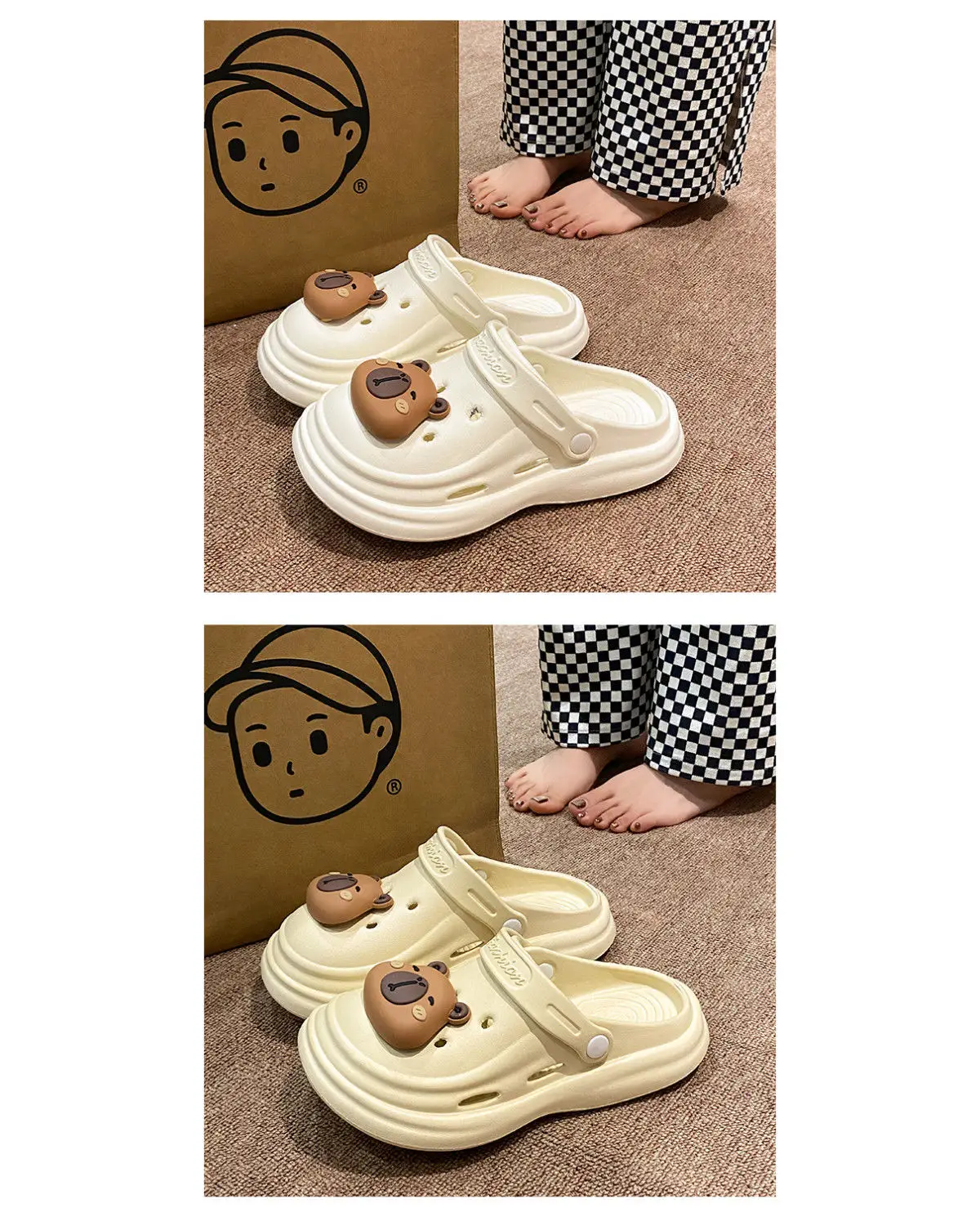 Beach Eva Non-Slip Seated Slippers Women Summer — feature 22