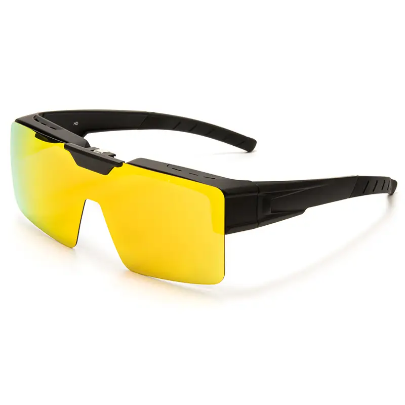 Men Windproof Polarized Sunglasses Yellow Mirror - Image 2
