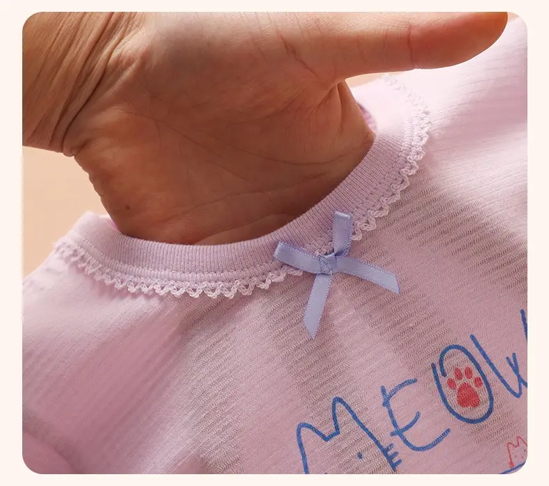 Baby T-shirt Long Sleeve Cotton Base Shirt Slub Cotton — feature 15